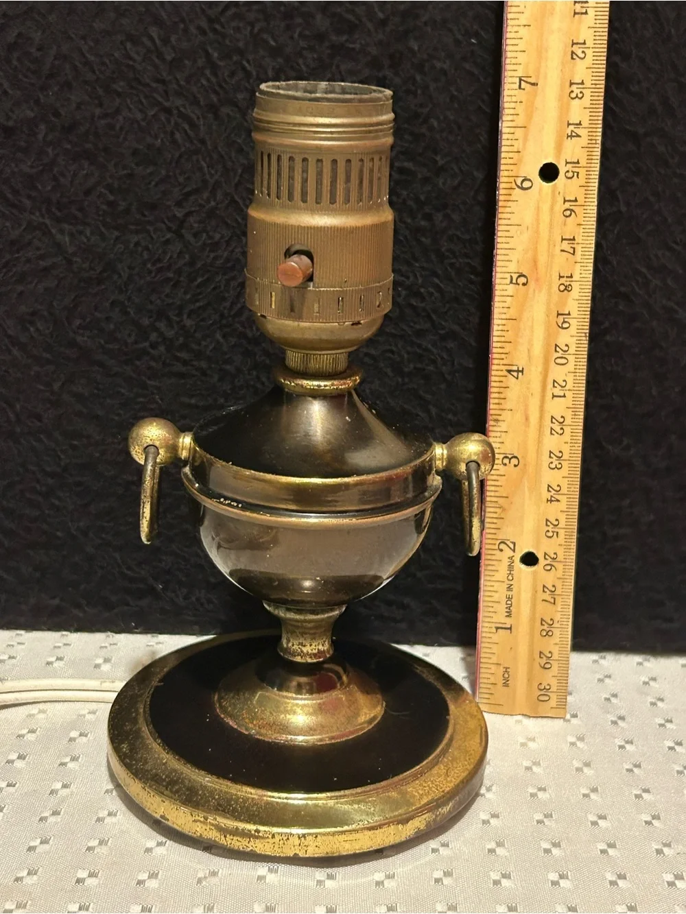 Brass Finish Table Lantern Base - Gold